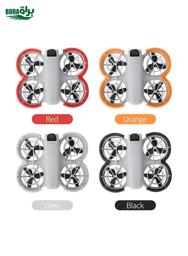 BURAQ For DJI Neo Sunnylife Propeller Protective Guard Anti-collision Ring Cover(Orange) - Image 4