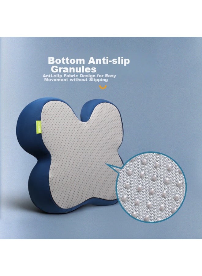 Back2 Cushion, Office Petal Buttocks Cushion, Chair Pad, Memory Foam Lumbar Support, Hemorrhoids Cushion, Summer - Image 3