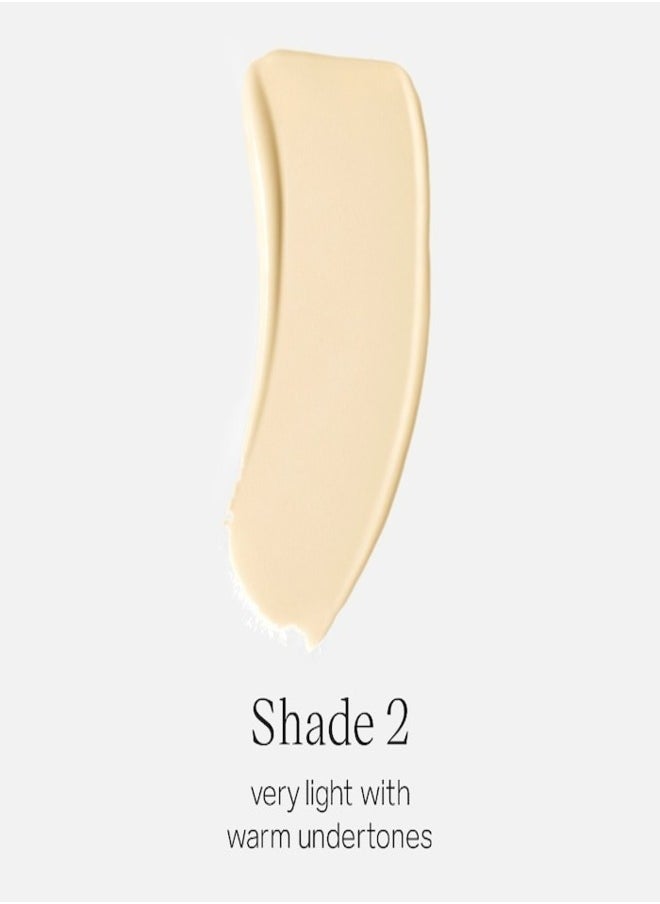 Saie SAIE Glowy Super Skin Tint Foundation with Hyaluronic Acid , 2 Very Light Warm Undertones 30ml - Lightweight, Hydrating Coverage  - Image 2