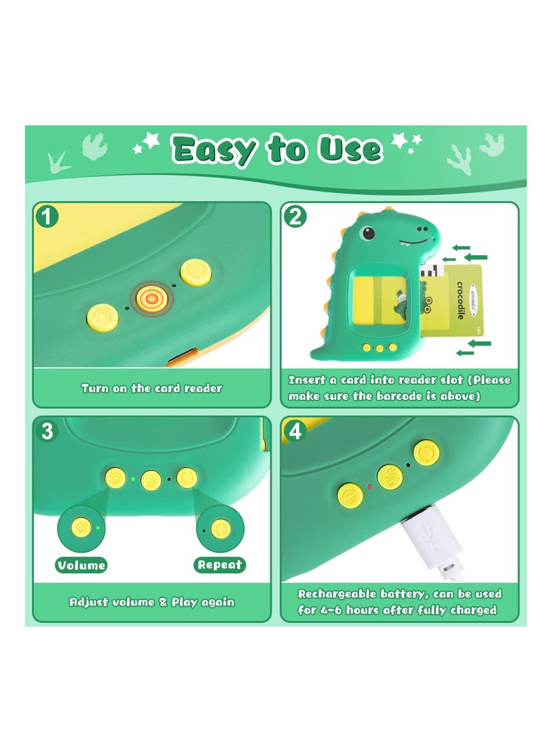 Zikra Talking Flash Cards Learning Toys, Speech Therapy Toy with 224 Sight Words, Toddlers Toy for 3 4 5 6 7 Years Old Kids Audible Flashcards Device, Preschool Gift for Autism Boys Girls - Image 2