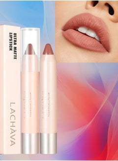 LACHAVA Ultra Matte Lipstick Lip Makeup Matte Finish Hydrating Lipstick Matte Nude Lipstick Lipliner Lip Crayons Moisture Smooth Matte Lipstick Pencils Waterproof and Long Lasting Lip Liner # 05  - Image 1