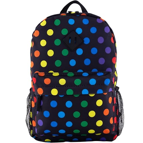 Travelers Club 5 Piece Kids' Luggage Set, Black Polkadot - Image 5