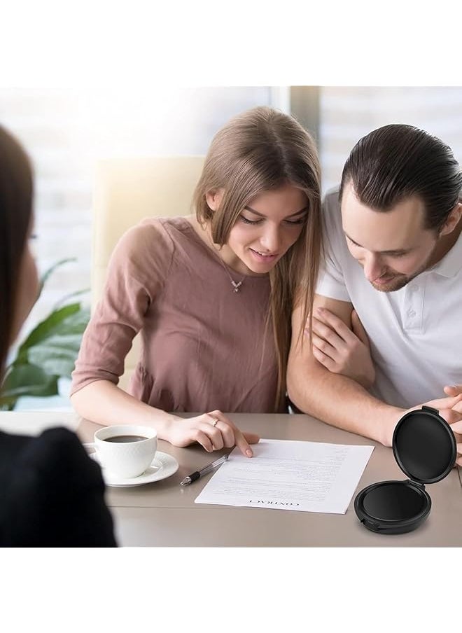 Fingerprint Ink Pads Thumbprint Ink Pad For Notary Supplies Identification Security Id Fingerprint Cards Fingerprint Black Without Fading For Office Workers And Business Owners 6 Pack