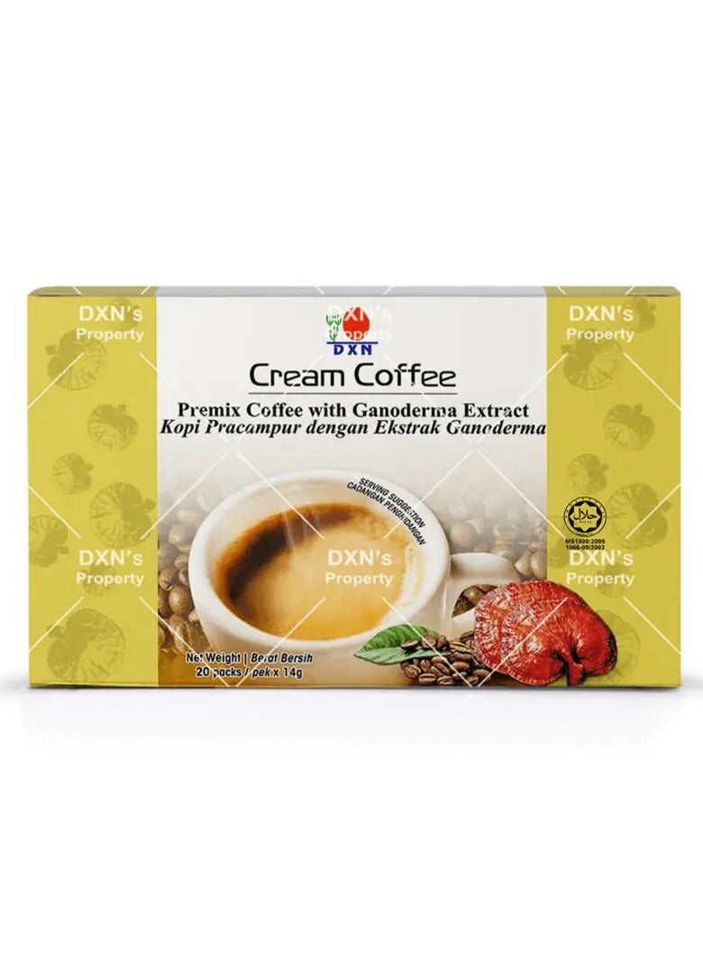 DXN Instant Coffee Creamer, 390g (20 sachets x 14g)