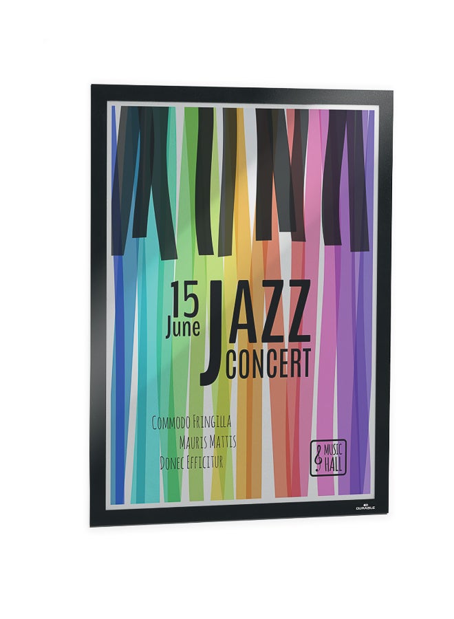 Durable DURAFRAME Magnetic Poster Frame | Bubble-Free Self-Adhesive File Folder Style Holder for Walls & Windows, UV-Stabilised up to 2 Years, Double-Sided Readable, Made in Germany - Image 2