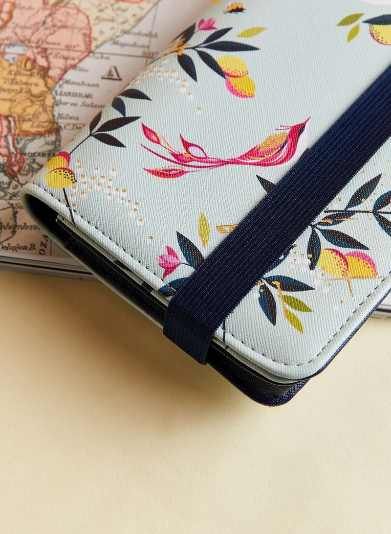 Sara Miller Printed Travel Wallet