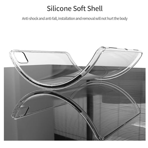 Asgens Clear Case for iPad Pro 129 2021 Transparent Silicone Case Flexible Soft TPU Silicone Protective Cover for 2021 iPad Pro 129 inch Model A2378 A2461 A2379 A2462 - Image 3