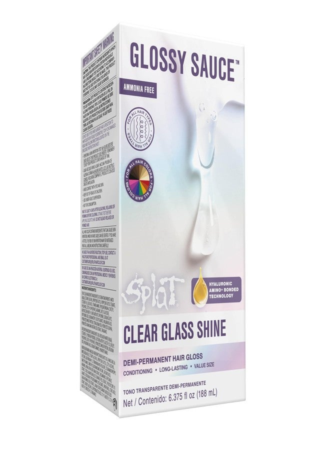 Splat Glossy Sauce Demi-Permanent Clear Gloss Hair Color - Image 1