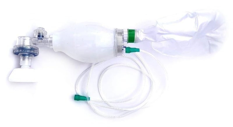 JOMED - Pediatric or Infant Ambu Bag | Resuscitation Bag | Silicone Reusable Oxygen Reservoir Bag for Hospital - Image 2