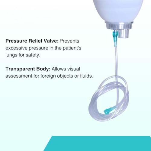 JOMED - Pediatric or Infant Ambu Bag | Resuscitation Bag | Silicone Reusable Oxygen Reservoir Bag for Hospital - Image 4