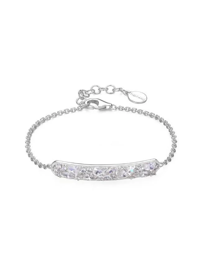 Rosato Gemma Sterling Soft Bracelet