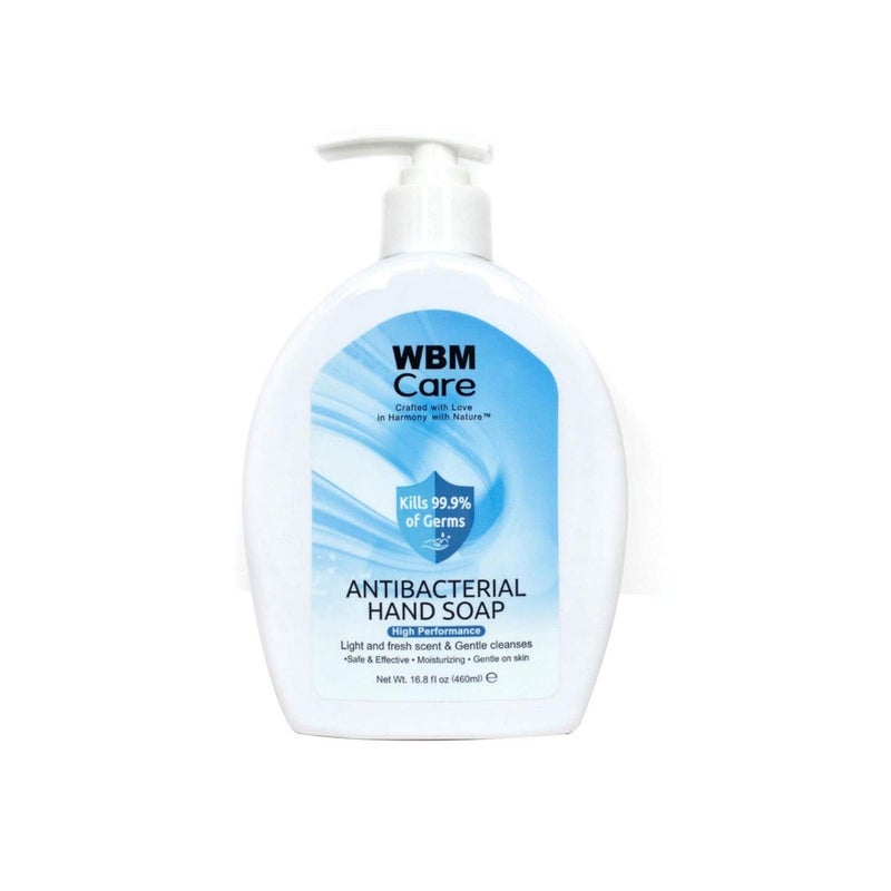 WBM Care Hand Soap Crafted with Love in Harmony with Nature Effective Cleanser with Light  Fresh Scent Liquid Hand Soap  168 fl ozEach Pack 1