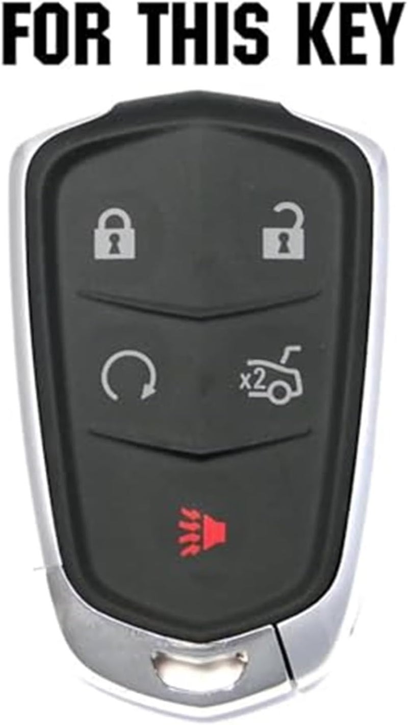 Wivplex Silicone Key Fob Cover for Cadillac - Image 5