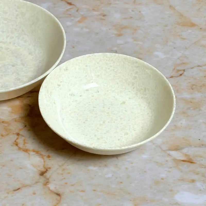Dynasty' Dynasty Melamine Marble Designed 6 Inch Bowl (Single Piece)- Ivory - Image 1