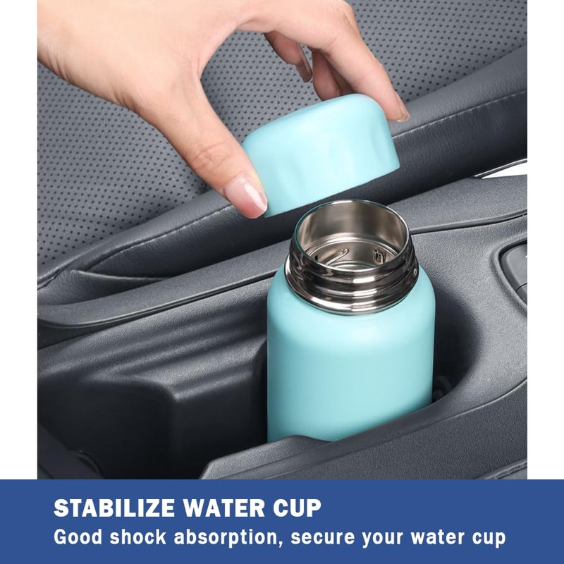 Stacool 2026 Latest Car Cup Holder Insert/Holder Position Limiter - Anti Shake Silicone Car Coasters Bottle Stabilizers with Self-Adhesive - Car Must Haves Cup Holder Inserts for Car Truck SUV (6PCS) - Image 4