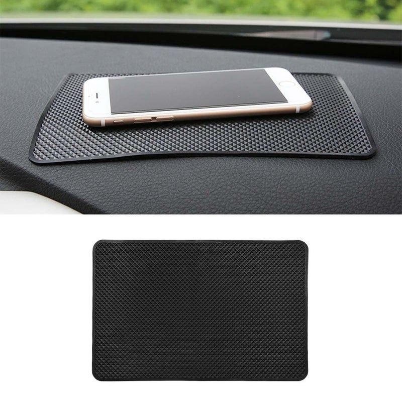 LHDOS Car Dashboard AntiSlip Silicone Pad 787 x 512 Black Grid Sticky Adhesive Mat Car Grasping Pad Multifunctional Gripping Mat for Phones Keys Sunglasses Coin Electronic Devices 2013 CM - Image 3