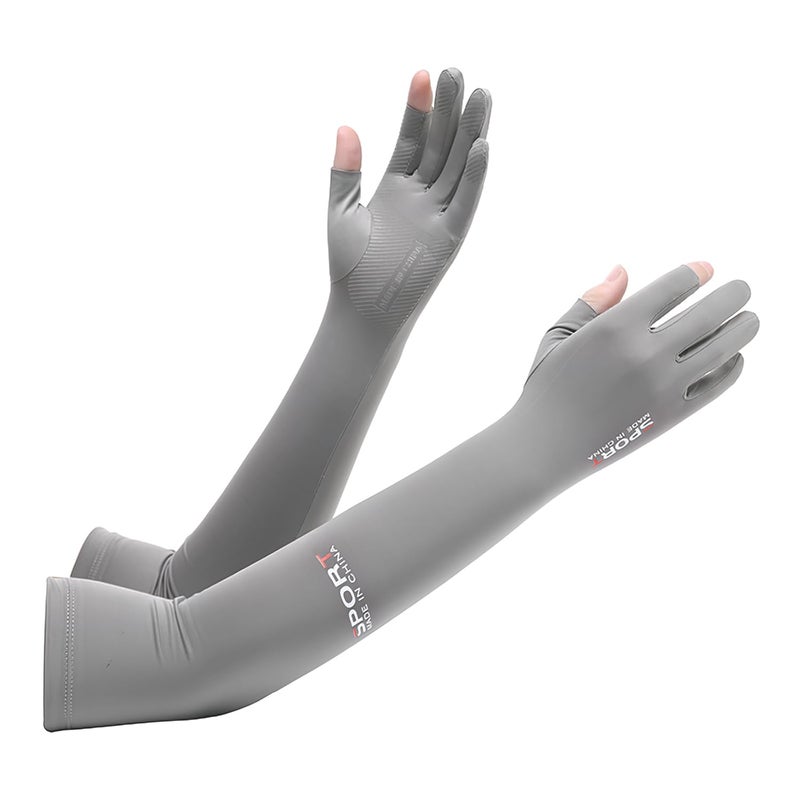 CoolShef قفازات حماية الشمس CoolShef لأذرع UV للرجال والنساء، قفازات يدوية تبريد ضاغطة للصيف، الرياضة والتمارين، تغطية الوشم لركوب الدراجات - Image 1