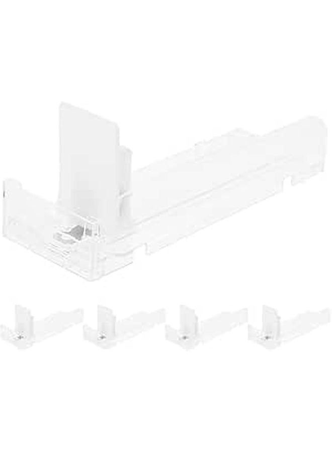 18cm Spring Loaded Shelf Pushers 5 Pack for Beverage and Candy Display Can Organizer - Image 1