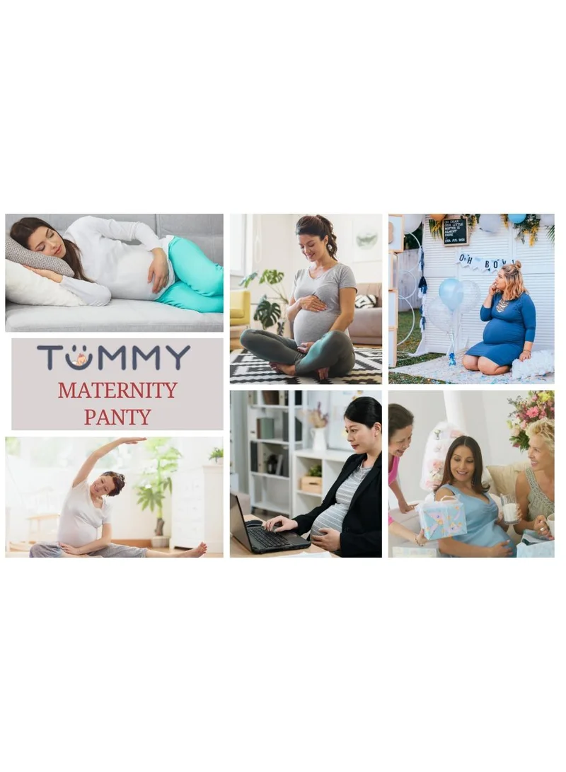 TUMMY  WOMEN HIGH WAIST MATERNITY PANTY -SET OF 2 for Women | Best Price UAE