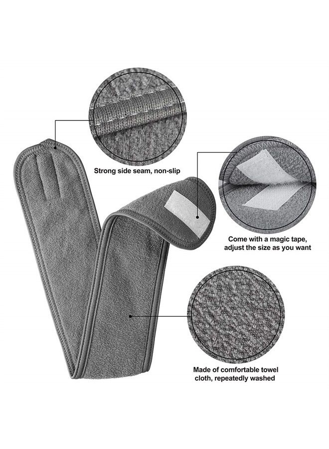 WOBEVB Loofah Back Scrubber, 35.4 Inch Exfoliating Back Scrubber for Bath Shower Scrubber for Men and Women, Luffa Scrubber to Deep Clean Your Skin, with Hair Shampoo Brush and Wall Hook - Image 3