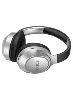 SODO Headset SD-1105 Wireless Stereo Over Ear Headphones Black/Silver  - Image 3
