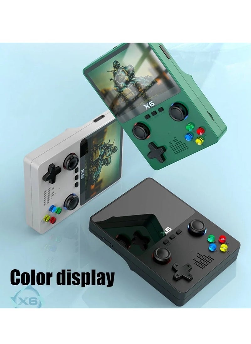 Generic - Handheld Game Console, Retro Game Console, Supports TV Output, Built-in 32GB Cassic Games (10000+), 3.5-inch OCA IPS Screen, Dual 3D Joystick, 11 Emulators (Green) - Image 1