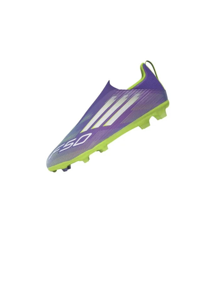 Adidas F50 League Ll Fg/Mg J U Purple Football/Soccer Shoes For Kids