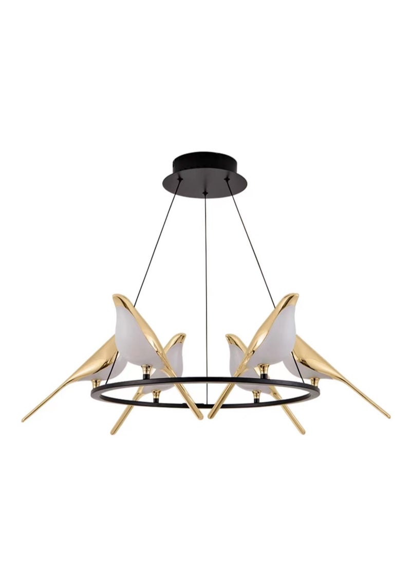 CME Round LED chandelier with 6 birds design  - Image 1