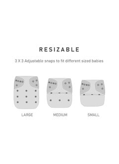 Generic Adjustable Cotton Pocket Diapers Reusable Washable for Babies, Infants and Toddlers 0-3 Years (pink)  - Image 5