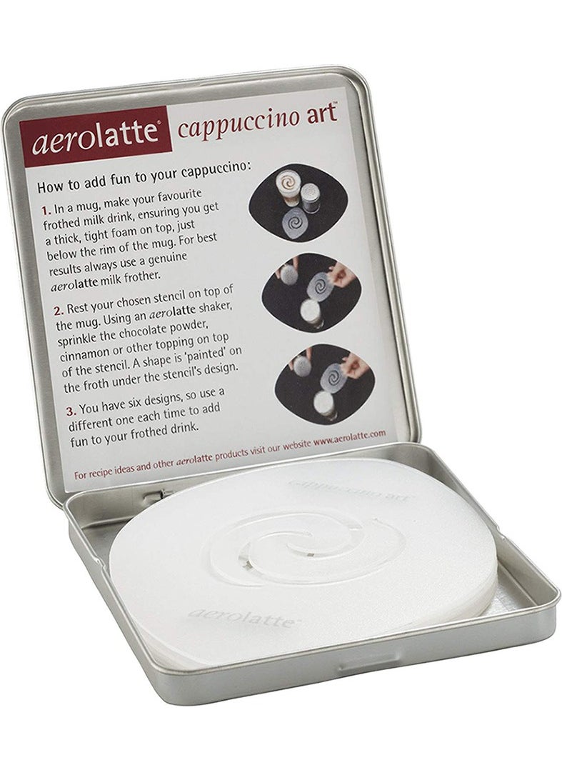 aerolatte - Cappuccino Art Template 6 Fun Designs - Image 1