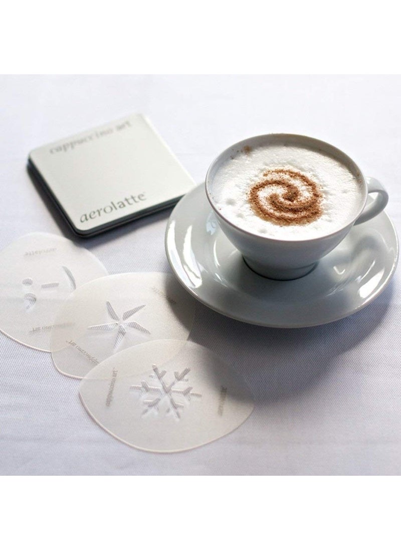 aerolatte - Cappuccino Art Template 6 Fun Designs - Image 1
