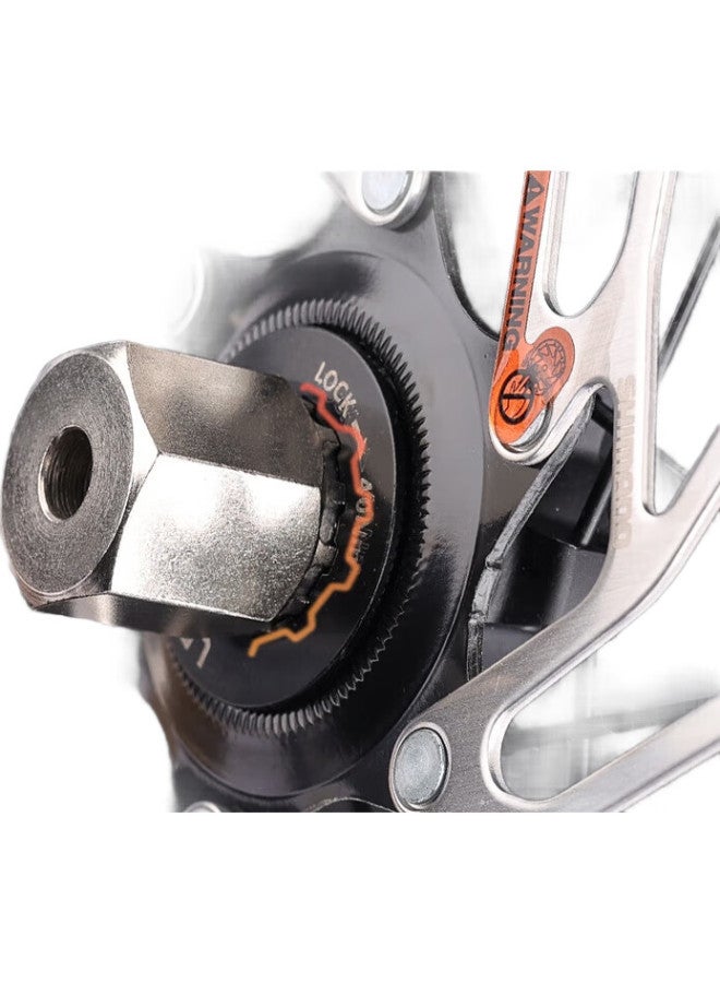 LeBycle Inner Lock, Middle Lock Disc, Socket Tool, Middle Lock Disc, Disc Brake Pad, Installation And Removal Socket, Brake Disc Tool, Mountain And Road Bicycle Repair And Maintenance Special - Image 3