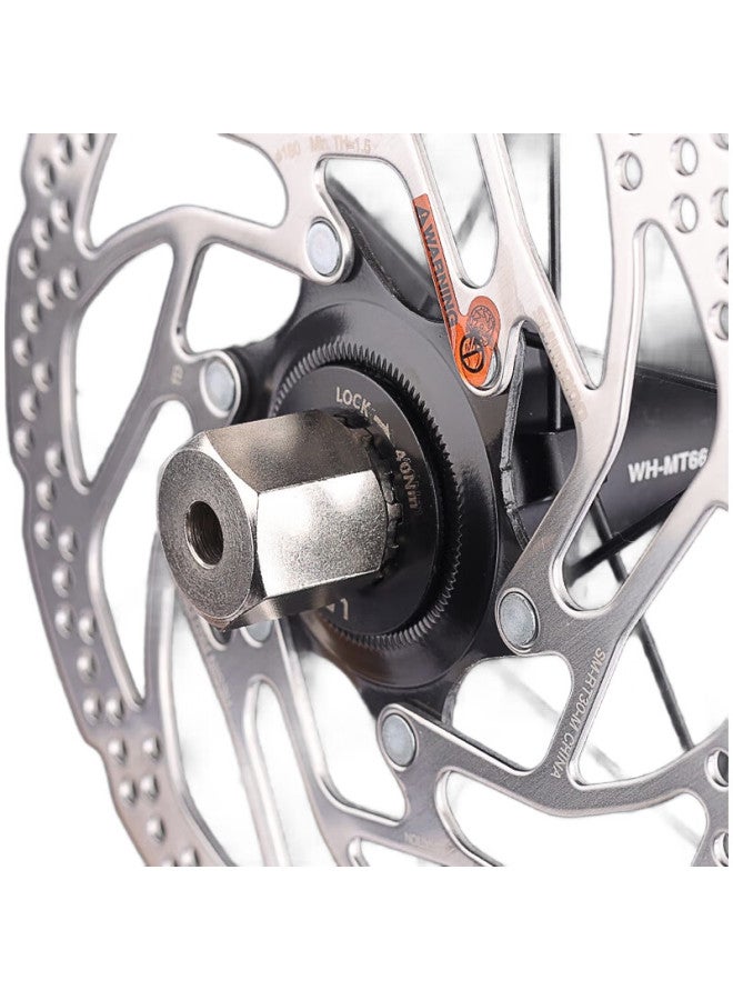 LeBycle Inner Lock, Middle Lock Disc, Socket Tool, Middle Lock Disc, Disc Brake Pad, Installation And Removal Socket, Brake Disc Tool, Mountain And Road Bicycle Repair And Maintenance Special - Image 1