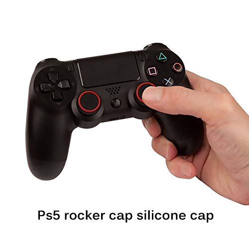 GGZone 4PCS Joystick Cap Silicone Rubber Thumb Stick Grip Caps for PS5 PS4 PS3 Xbox 360 Xbox One Xbox One X Elite Nintendo Switch Pro Controller Color White - Image 3