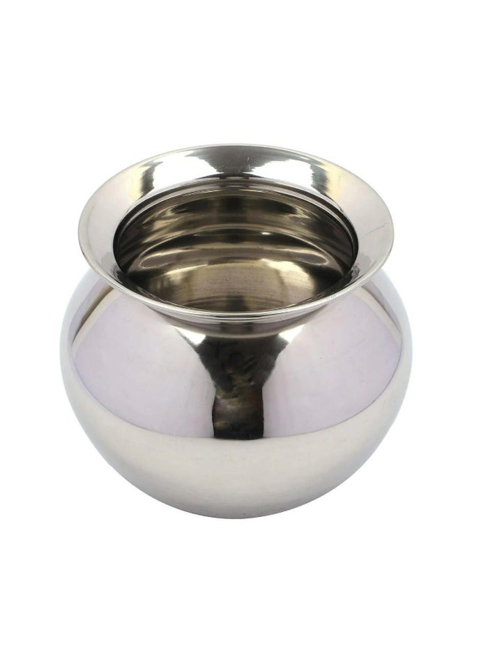 Ayda Gundy Pot Stainless Steel Rice pot Pongal Kalam with Lid 3 Liter  - Image 3