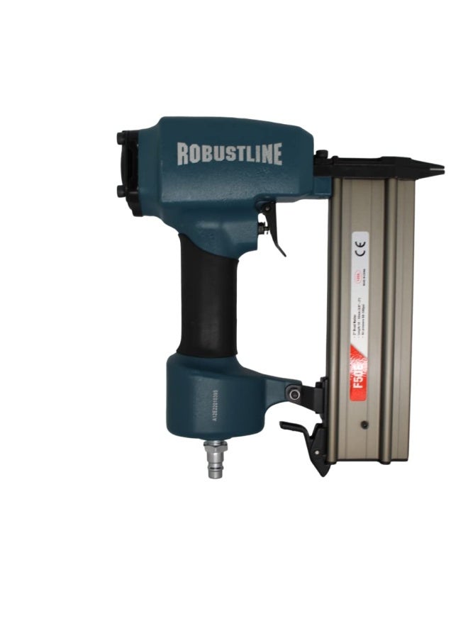 ROBUSTLINE Pneumatic Brad Naile Brad Nails Brad Nail Air Powered Gun Nailer Finish For Carpentry Upholstery Or Projects In Woodwork. - Image 1