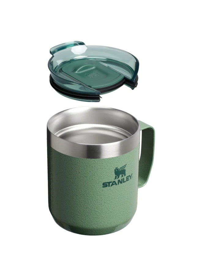 Stanley Legendary Camp Mug 12.5 oz | Insulated Stainless Steel Coffee Mug with Press-Fit Lid | Keeps Drinks Hot or Cold | BPA-Free | Green - Image 4