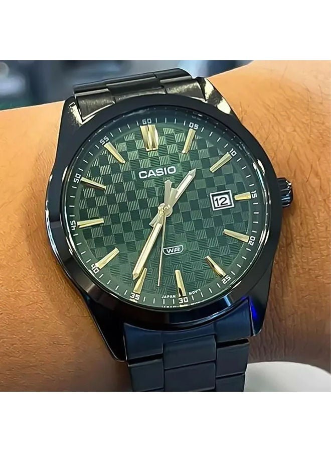 CASIO Stainless Steel Analog Wrist Watch MTP-VD03B-3AUDF - Image 2