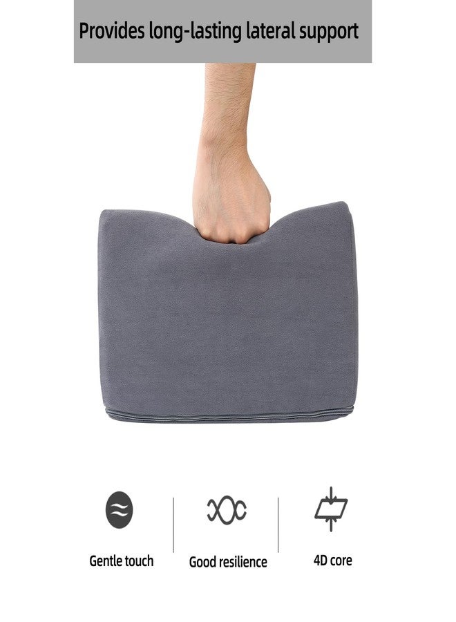 Fovege Lateral Support for Wheelchair, Lateral Arm Support, Back Supports Pads for Wheelchair Side Guards (Grey) - Image 4