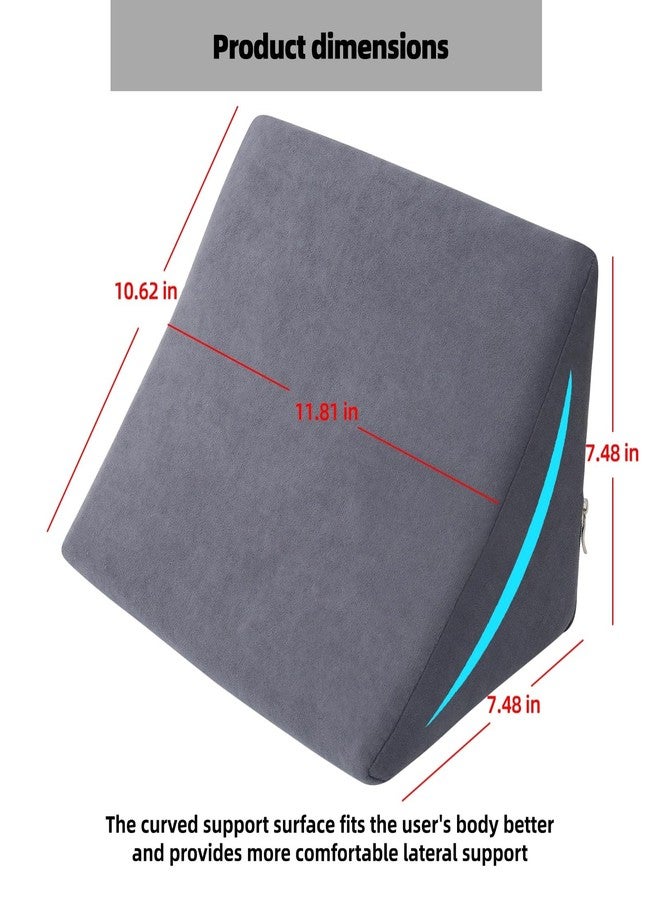 Fovege Lateral Support for Wheelchair, Lateral Arm Support, Back Supports Pads for Wheelchair Side Guards (Grey) - Image 3