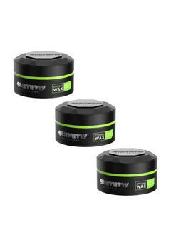 Gummy Gummy FONEX STYLING SOFT HAIR WAX MATTE LOOK FINISH 150ML x 3 TUBS  - Image 1