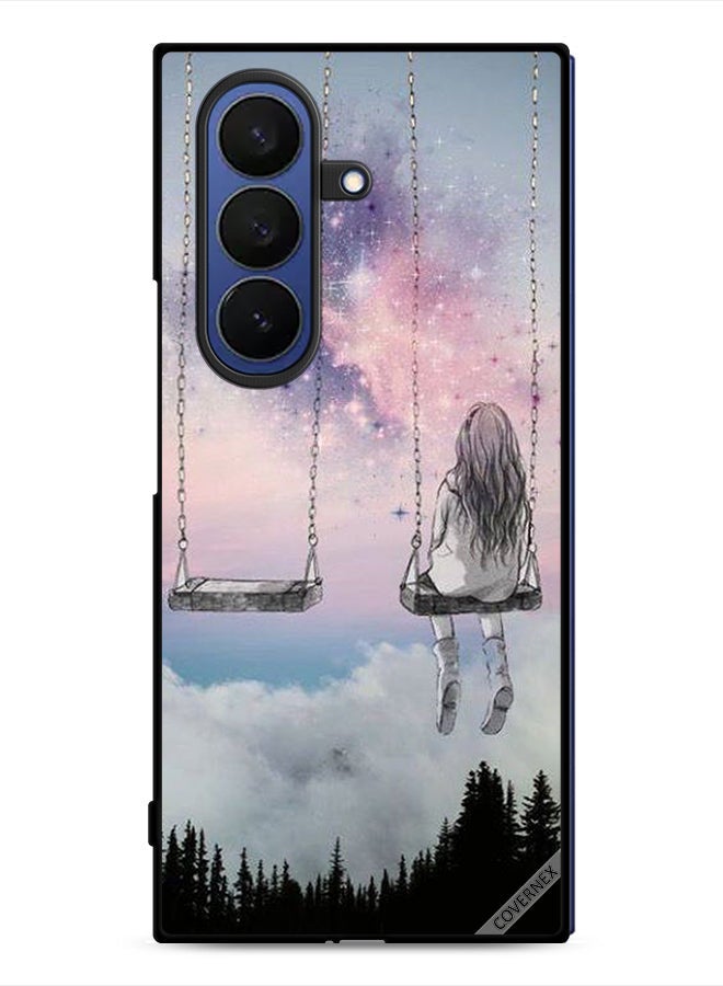 Covernex Samsung Galaxy Z Fold7 Protective Case Cover Lonely Girl Art - Image 1