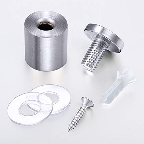 Pelopy 8 Pcs Sign Standoff Screws Advertising Screws Stainless Steel Wall Standoff Mounts Glass Acrylic Nail(1 x 1-3/16 Inch) - Image 3