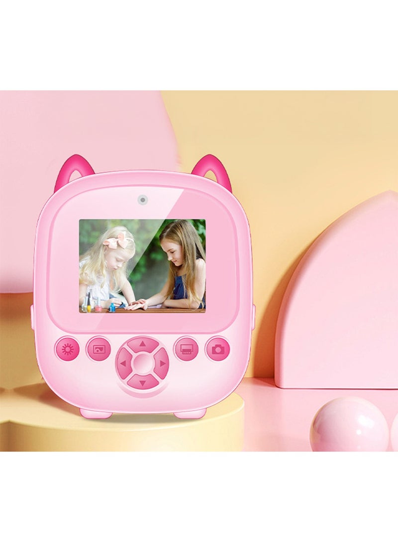 Torima كاميرا TORİMA TRM-CMR21 الرقمية الصغيرة باللون الوردي - كاميرا محمولة للأطفال والسفر للتصوير الفوتوغرافي والفيديو - Image 3