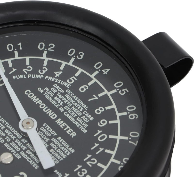 Keaa Fuel Pump Vacuum Tester Gauge Carburetor Pressure Automotive Fuel Pressure TestersCar Vacuum and Fuel Pump Tester Gauge Kit Fuel Pump and Vacuu - Image 3