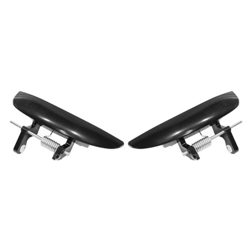 YHB Black Exterior Outside Door Handles fit for 19942001 Acura Integra Model GSRGSLSType R Repair Drivers Passengers Side Door Levers Only - Image 3