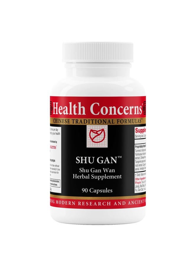 Health Concerns Shu Gan - Liver Health Formula & Digestion Support Supplement - 90 Capsules - Image 1