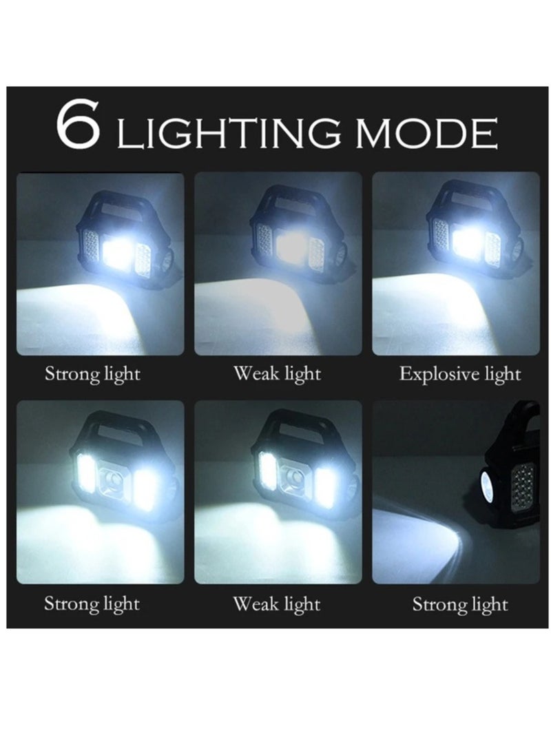 Generic Super Bright Solar LED Camping Lantern Waterproof Work Lights 6 Gear LED USB Rechargeable Searchlight 800LM  - Image 4