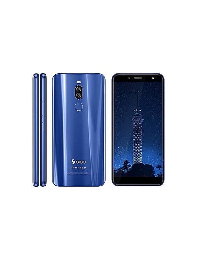 SICO - Sico Nile X Dual Sim - 64GB, 4GB RAM, 4G LTE, Blue - Image 1