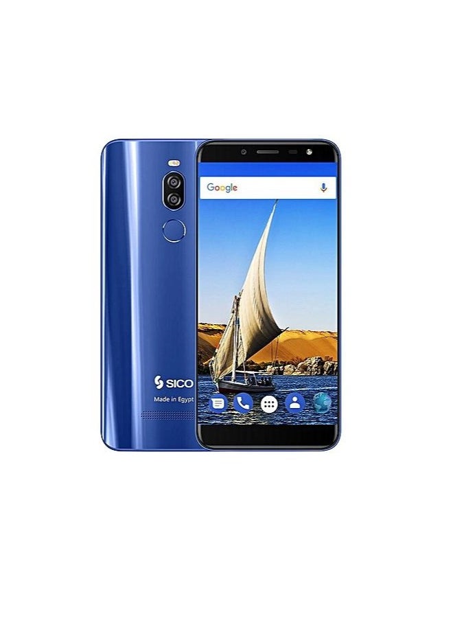 SICO - Sico Nile X Dual Sim - 64GB, 4GB RAM, 4G LTE, Blue - Image 1